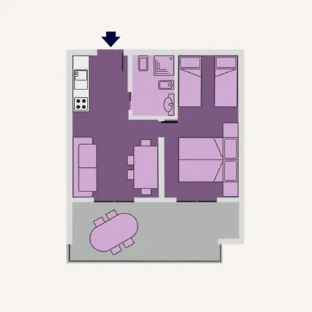 Modern Retreat With Terrace Near The Bibione